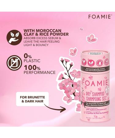 Foamie Dry Shampoo Berry for Brunette Hair - Plastic-Free pH Balancing Sulfate & Paraben-Free | Made in Great Britain - Buy Online on SooperMarket.com