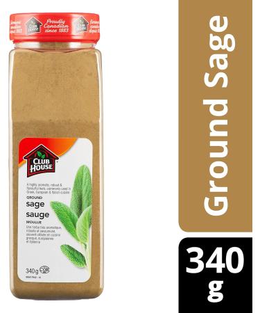 Club House Quality Natural Herbs and Spices Ground Sage 340g 340 g (Pack of 1) - Buy Online on SooperMarket.com
