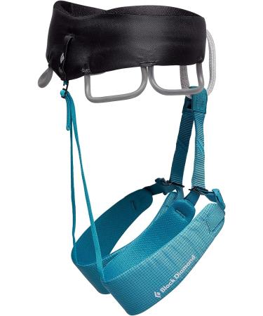 Black Diamond Women's Momentum Rock Climbing Harness - Small, Aqua Verde - Buy Online on SooperMarket.com