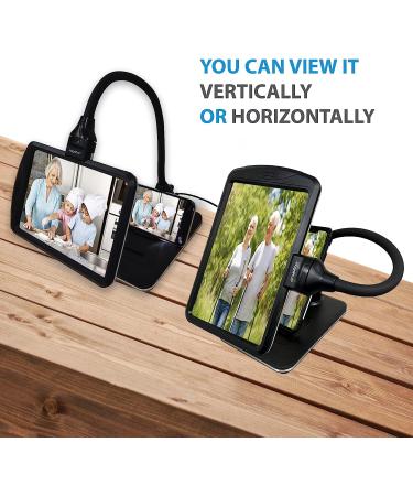 MagniPros 4X Magnifying Glass with Bright LEDs and Stand  Flexible Gooseneck Magnifying Desk Lamp w/USB Fast Charge & Tablet Stands for Reading Fine Print  Painting  Sewing  Crafts & Close Work 4X Magnifying Lamp - Buy Online on SooperMarket.com