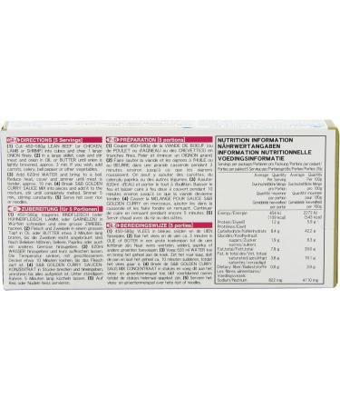 S and B Golden Curry Sauce Mix 100g - Buy Online on SooperMarket.com