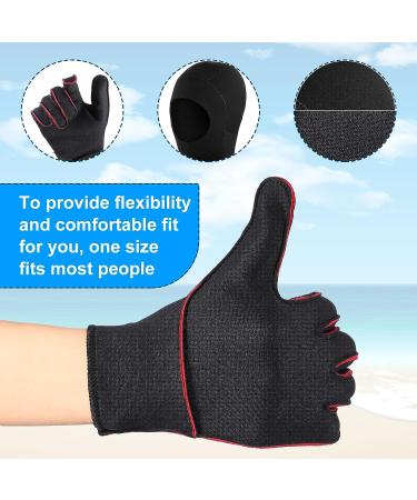 3mm Neoprene Wetsuit Hood and Gloves Set for Diving and Water Sports - Black - Buy Online on SooperMarket.com