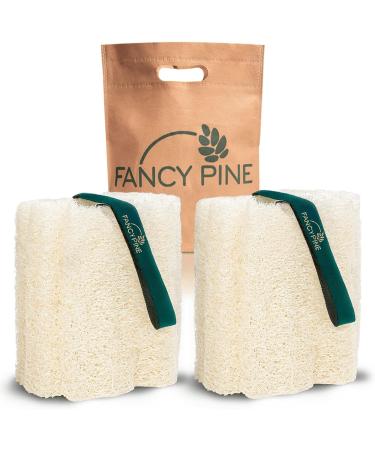 Luffa sponge 2-series set for peeling skin-difficult too soft adaptable yuckle 100% natural biological Egyptian Luffa Cylindrica Dusch-Luffa-body sponge for cellulite dry skin