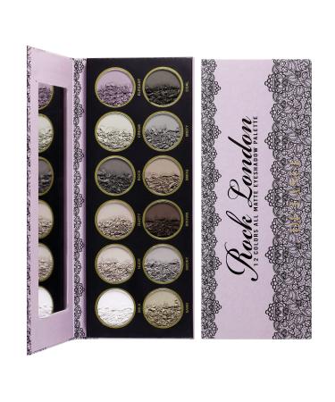 Matte Eyeshadow Palette No Shimmers  DE LANCI 12 Natural Matte Colors Shades Makeup Pallets  Nude Naked Eye Shadows Pallet for Older Women Cool Gray Tone All Matte Eyeshadows With Mirror Talc Free