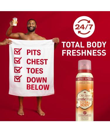 Old Spice Aluminum Free Whole Body Deodorant for Men - Vanilla + Shea 24/7 Freshness - Dermatologist Tested 3.5 oz - Buy Online on SooperMarket.com