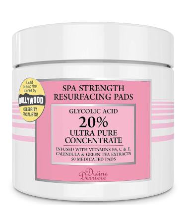 Anti Aging Skin Care Set: Glycolic Acid Peel 40% + Resurfacing Pads & pH Spray - Reduce Wrinkles & Acne Scarring for Clear Skin - Buy Online on SooperMarket.com