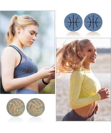 4 Pairs Ball Stud Earring Silicone Resin Mold for DIY Jewelry Crafting - Buy Online on SooperMarket.com
