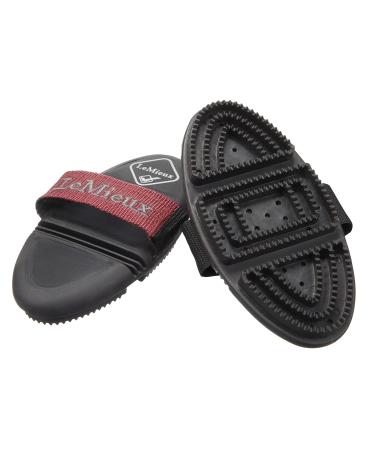 LeMieux Flexi Curry Comb for Horses - Black - Ergonomic Shape - Flexible - One Size One Size Black