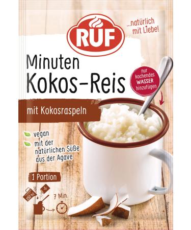 Call cups of coconut rice with coconut frauntles instant rice porridge from the cup cup dish for on the go or in between finished in 7 minutes 1 x 58g 58 g (1-pack) coconut rice