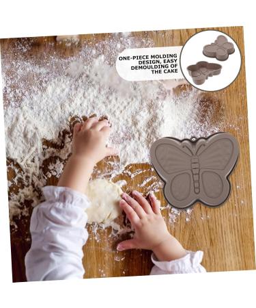Zerodeko 2pcs Butterfly Cake Mold Silicone Molds Chocolate Jelly Mold Home Cake Mold Making Tools Household 17.6X14.8CM Random Color - Buy Online on SooperMarket.com