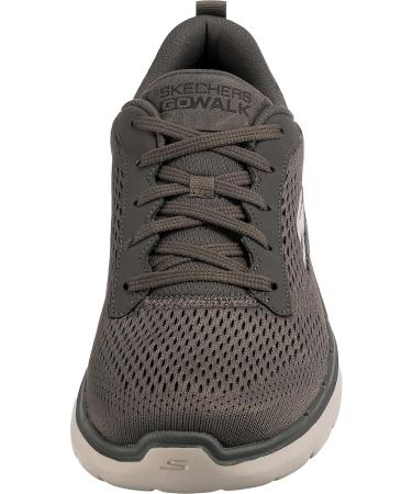 Skechers Men's Sneakers 44 EU - Premium Taupe Textile & Synthetic Shoes for Ultimate Comfort | International Shipping Available - Buy Online on SooperMarket.com