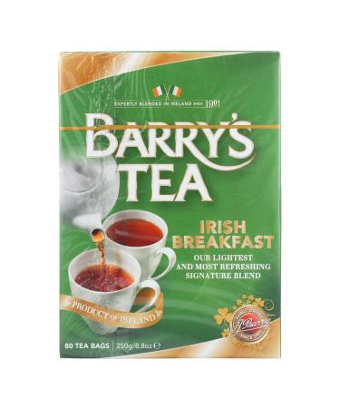 Barrys Tea Irish Breakfast Tea Bags - 80 Count 80 Count (Pack of 1)