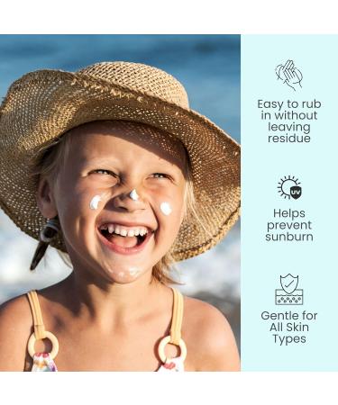 TruKid Easy On Mineral Sunscreen SPF 50 - Gentle Kids & Baby Sunblock for Sensitive Skin Unscented Protection Face & Body 3.4oz - Buy Online on SooperMarket.com