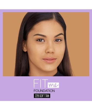 Maybelline Fit Me Dewy + Smooth Foundation 2-Pack - 228 Soft Tan - Buy Online on SooperMarket.com