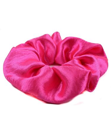 Mytoptrendz Plain Satin Hair Scrunchies Ponytail Hair Tie Traceless Luxurious Bobbles Classic Hair Accessory (Pink) - Buy Online on SooperMarket.com