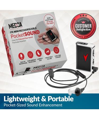NewEar Personal Sound Amplifier - 50dB Voice Enhancer & Audio Amplifier for TV - Pocket Hearing Device for Enhanced Hearing up to 100 Feet - Buy Online on SooperMarket.com