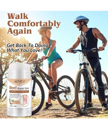 Cracked Heel Repair Cream Heel Balm Foot Cream for Cracked Heels and Dry Skin Calluses Feet Cracked Heel Repair Balm Hydrates and Softens Dry Feet 70G (Coconuts) - Buy Online on SooperMarket.com