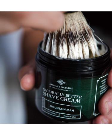 MNSC Lavender Lime Shave Cream - Hypoallergenic All-Natural Formula for Sensitive Skin Prevents Nicks & Irritation Handcrafted in the USA - Buy Online on SooperMarket.com