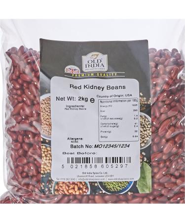 Old India Red Kidney Beans 2kg - Premium Quality Pack of 1 - Buy Online on SooperMarket.com