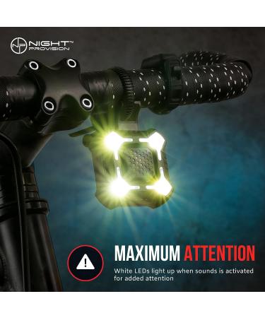 ZIREN 140dB Bike Horn with LED Light | Super Loud Electric Horn for Safety | Remote Switch & USB Rechargeable - Buy Online on SooperMarket.com