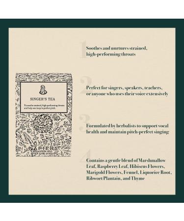 Napiers Singer's Tea 100g | Herbal Blend for Strained Vocal Cords - Buy Online on SooperMarket.com