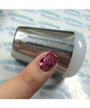 Winstonia Jumbo Nail Art Stamper with Soft Marshmallow Pad - Milky White - Buy Online on SooperMarket.com
