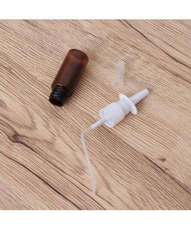 Beavorty 10-Pack Refillable Plastic Spray Bottles for Nasal Spray & Travel | Fine Fog Hairspray Containers - Durable & Portable - Buy Online on SooperMarket.com