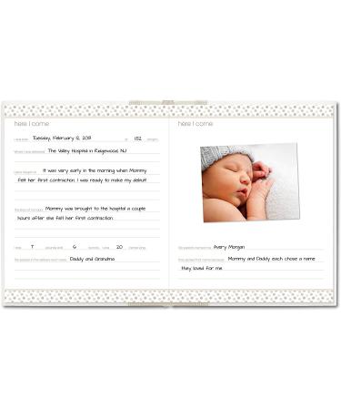 Pearhead Baby Memory Book with Clean-Touch Ink Pad | Baby's First Christmas Gift | Ivory Classic - Buy Online on SooperMarket.com