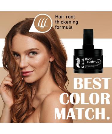 KAAL Hairline Powder - Conceal Hair Loss & Thinning Hair | Touch Up Powder for Hair Toppers Eyebrows & Beards (Dark Brown) - Shop Internationally - Buy Online on SooperMarket.com