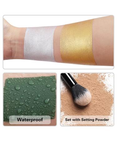BOBISUKA Waterproof Silver Face Paint Stick | Metallic Full Body Paint for Halloween Cosplay & Special Effects - Buy Online on SooperMarket.com