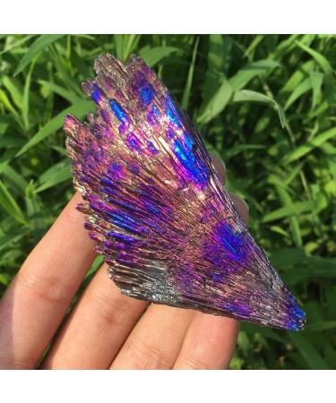Home Decoration Natural Crystal 1 Piece of 30g Quartz Crystal Rainbow Titanium Cluster SpecimenPower Stone Crystal - Buy Online on SooperMarket.com