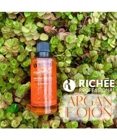 Rich e Professional Argan E Ojon Moisturizing Finisher Oil 60ml - Nourishing Hair Treatment - Buy Online on SooperMarket.com