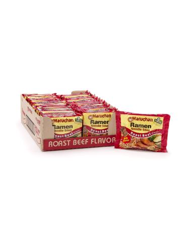 Maruchan Ramen, Roast Beef, 3 Ounce (Pack of 24))