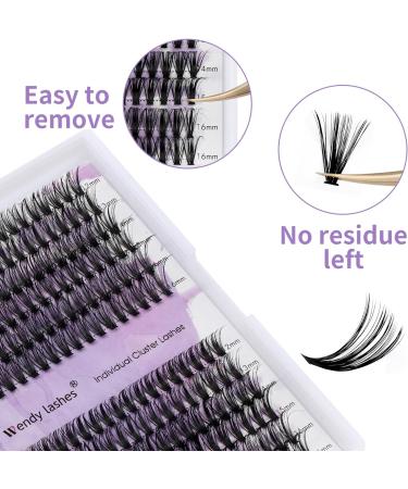240Pcs 0.07mm D Curl 40D/50D Mixed Cluster Lash Extensions | DIY Individual Eyelashes Clusters | 12-16mm Wide Stem Lash Clusters - Buy Online on SooperMarket.com