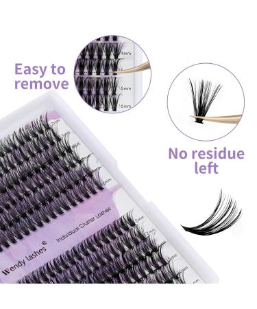 Buy Individual Eyelashes 240 PCs - C Curl Mix 12-16mm DIY Cluster Eyelash Extensions | Perfect for At-Home Use - Buy Online on SooperMarket.com