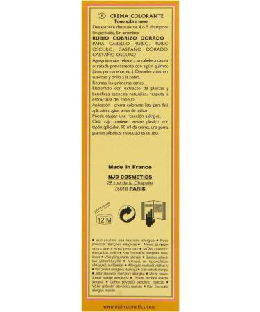Henne Color Copper Gold Blonde Henna Hair Colour Cream 90ml | Natural & Organic Dye - Buy Online on SooperMarket.com