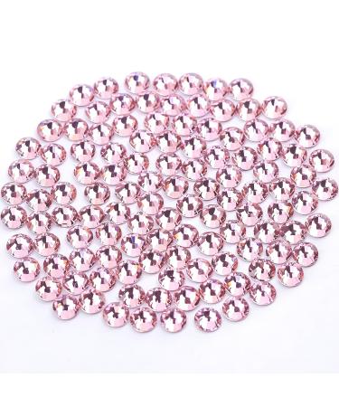 Yhmq du 2880pcs pieces of rhinestones nail crystals + rhinestones for nails crystal Lt.rose + SS16 (3.8 + 4.0mm) Lt.rose SS16-2880PCs