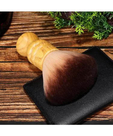FOMIYES Barber Neck Duster Wooden Handle Hair Sweeping Brush Hair Cut Cleaning Brush Soft Nylon Hair Brush Professional Salon Supply Household Hairdressing Tool - Buy Online on SooperMarket.com