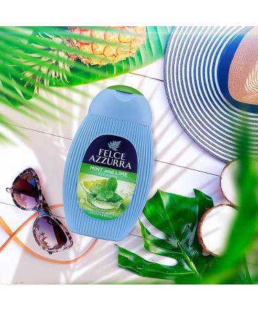Felce Azzurra Mint & Lime Shower Gel - Intense Formula, 13.5 Oz - Buy Online on SooperMarket.com