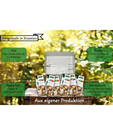 Dr.Ana Collection Italian Risotto Mediterrana Herbs - Vegan Ready-Made Mix (6-Pack) | 100% Original Arborio Rice No Additives | Italian Specialty (6 x 200g) - Buy Online on SooperMarket.com