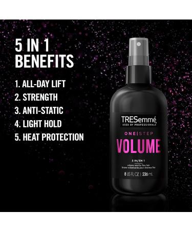 TRESemm One Step 5-in-1 Volumizing Hair Styling Mist - 2 Count, 8 oz - For Fine Hair, Soft Weightless Volume - Hair Care Product - Buy Online on SooperMarket.com