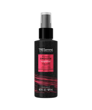 TRESemm Silky Shine Spray Keratin Smooth for Heat Activated Sleek & Shine Weightless 4.1 Fl Oz