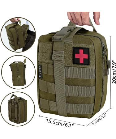 Buy Crisis First Aid Bag | Tactical EDC IFAK Pouch for Outdoor & Camping | Travel Pharmacy & Motorcycle Gear - Buy Online on SooperMarket.com