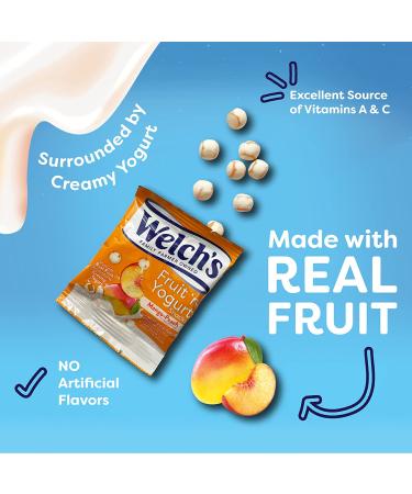Welch's Fruit Snacks Fruit 'n Yogurt Variety Pack - Bulk Pack of 42 Individual 0.7 oz Bags - Strawberry Blueberry Acai & Mango Peach Flavor - Single Serve Snack - Buy Online on SooperMarket.com