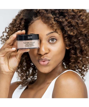 Marcelle Loose Setting Face Powder - Translucent, Talc-Free, Mattifying - 1.94 Oz | Hypoallergenic, Cruelty-Free, Long-Lasting - Buy Online on SooperMarket.com