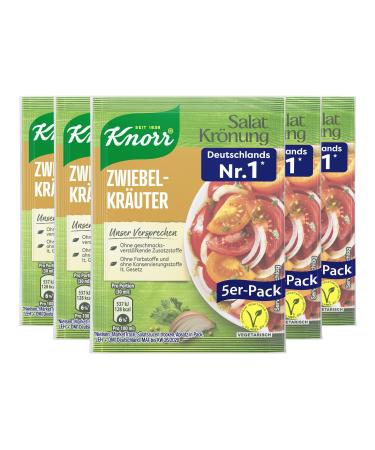 Knorr Salad Dressing Onion Herbs for a delicious salad dressing with natural ingredients* 15x 5 pack onion herbs