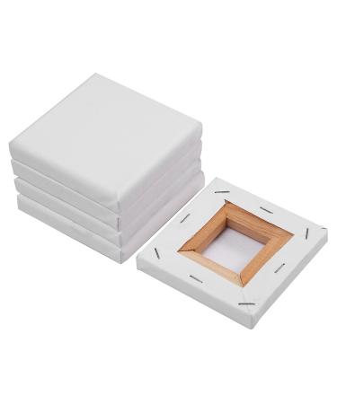SL crafts Mini Stretched Canvas 4X4 (1 Pack of 6 Mini Canvases)