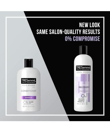 TRESemm Damage Recovery Conditioner for Damaged Hair, 16 oz - Pack of 4 | Silicone-Free & Clean Formula - Buy Online on SooperMarket.com