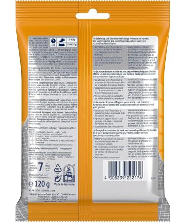 Vitakraft Dental 3in1 Sticks for Small Dogs - Sugar-Free Tartar Remover | 7 Pieces - Optimal Dental Care - Buy Online on SooperMarket.com