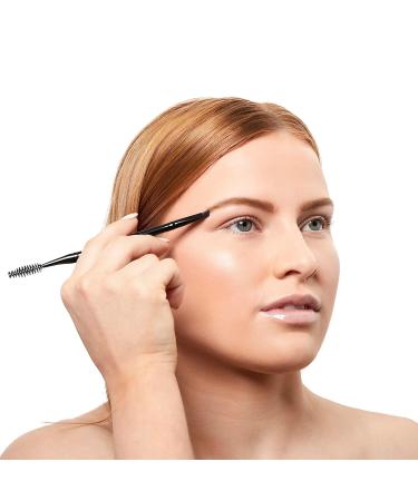 Duo Eyebrow Brush by Madluvv - Professional Angled Brush & Spoolie for Precision Defining & Shaping | Ideal for Makeup Artists & Beauty Enthusiasts | International Shipping Available - Buy Online on SooperMarket.com